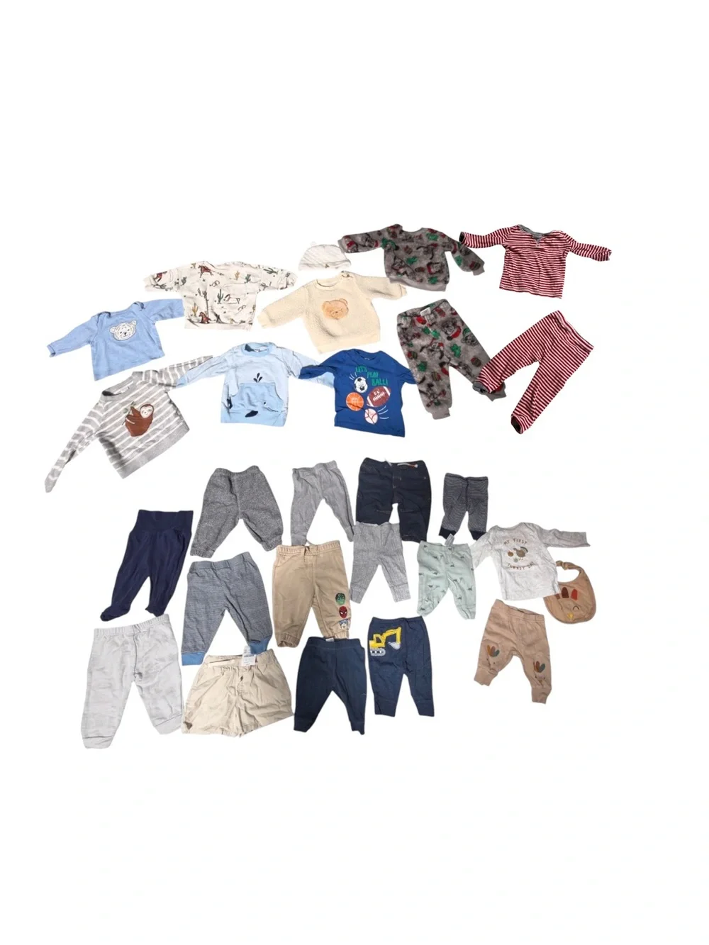 The Ultimate Playwear & Everyday Wardrobe Bundle (3-9 Months) Tops, Bottoms 75 +